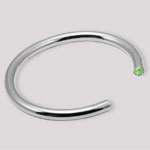 Stella Valle August Birthstone Bracelet (Rhodium)